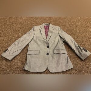 Boys Suit Jacket Blazer 1880 Club Room Custom Lengths Age 6 grey